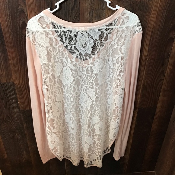 Cloth by RDI laced back top, pure blush - Picture 7 of 9